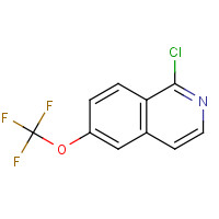 630423-44-8 1-chloro-6-(trifluoromethoxy)isoquinoline chemical structure