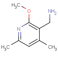 46002-83-9 (2-methoxy-4,6-dimethylpyridin-3-yl)methanamine chemical structure