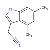 880079-42-5 2-(4,6-dimethyl-1H-indol-3-yl)acetonitrile chemical structure