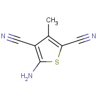 52603-48-2 5-amino-3-methylthiophene-2,4-dicarbonitrile chemical structure