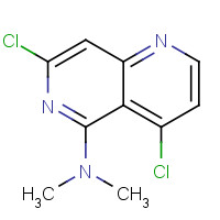 952138-24-8 4,7-dichloro-N,N-dimethyl-1,6-naphthyridin-5-amine chemical structure