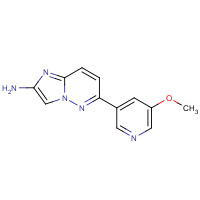 1244041-69-7 6-(5-methoxypyridin-3-yl)imidazo[1,2-b]pyridazin-2-amine chemical structure