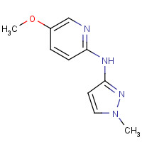 1144109-22-7 5-methoxy-N-(1-methylpyrazol-3-yl)pyridin-2-amine chemical structure