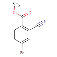 1223434-15-8 methyl 4-bromo-2-cyanobenzoate chemical structure