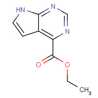 915142-91-5 ethyl 7H-pyrrolo[2,3-d]pyrimidine-4-carboxylate chemical structure