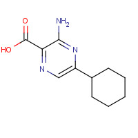2032-83-9 3-amino-5-cyclohexylpyrazine-2-carboxylic acid chemical structure