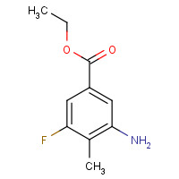 713-47-3 ethyl 3-amino-5-fluoro-4-methylbenzoate chemical structure