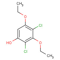 38730-43-7 2,4-dichloro-3,5-diethoxyphenol chemical structure
