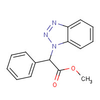 305862-36-6 methyl 2-(benzotriazol-1-yl)-2-phenylacetate chemical structure