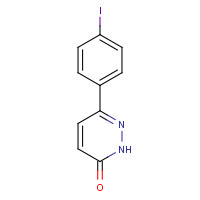 586950-22-3 3-(4-iodophenyl)-1H-pyridazin-6-one chemical structure