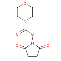 107960-10-1 (2,5-dioxopyrrolidin-1-yl) morpholine-4-carboxylate chemical structure