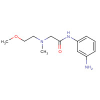 891856-40-9 N-(3-aminophenyl)-2-[2-methoxyethyl(methyl)amino]acetamide chemical structure