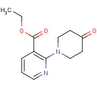 1016524-78-9 ethyl 2-(4-oxopiperidin-1-yl)pyridine-3-carboxylate chemical structure