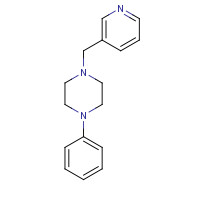 58013-18-6 1-phenyl-4-(pyridin-3-ylmethyl)piperazine chemical structure