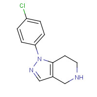 1211876-36-6 1-(4-chlorophenyl)-4,5,6,7-tetrahydropyrazolo[4,3-c]pyridine chemical structure