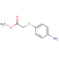 24477-56-3 methyl 2-(4-aminophenyl)sulfanylacetate chemical structure