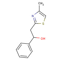 24622-38-6 2-(4-methyl-1,3-thiazol-2-yl)-1-phenylethanol chemical structure