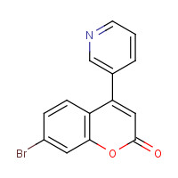 179113-47-4 7-bromo-4-pyridin-3-ylchromen-2-one chemical structure