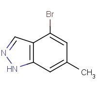 885521-94-8 4-bromo-6-methyl-1H-indazole chemical structure