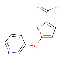 852180-39-3 5-pyridin-3-yloxyfuran-2-carboxylic acid chemical structure