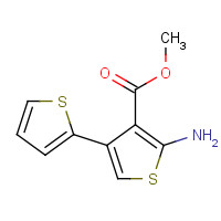444907-56-6 methyl 2-amino-4-thiophen-2-ylthiophene-3-carboxylate chemical structure