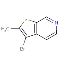 912332-26-4 3-bromo-2-methylthieno[2,3-c]pyridine chemical structure