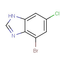 1360934-00-4 4-bromo-6-chloro-1H-benzimidazole chemical structure