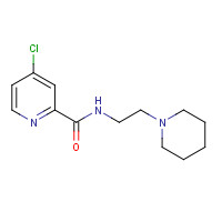 694499-03-1 4-chloro-N-(2-piperidin-1-ylethyl)pyridine-2-carboxamide chemical structure