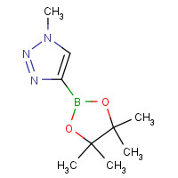 1423123-94-7 1-methyl-4-(4,4,5,5-tetramethyl-1,3,2-dioxaborolan-2-yl)triazole chemical structure