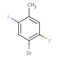 870704-15-7 1-bromo-2-fluoro-5-iodo-4-methylbenzene chemical structure