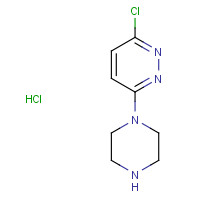 100241-11-0 3-chloro-6-piperazin-1-ylpyridazine;hydrochloride chemical structure