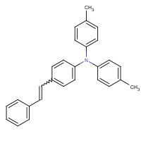 89114-75-0 4-methyl-N-(4-methylphenyl)-N-[4-(2-phenylethenyl)phenyl]aniline chemical structure