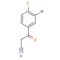 914636-74-1 3-(3-bromo-4-fluorophenyl)-3-oxopropanenitrile chemical structure