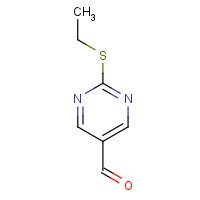 876890-28-7 2-ethylsulfanylpyrimidine-5-carbaldehyde chemical structure