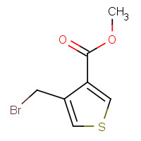 99708-92-6 methyl 4-(bromomethyl)thiophene-3-carboxylate chemical structure