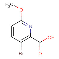 1196147-56-4 3-bromo-6-methoxypyridine-2-carboxylic acid chemical structure