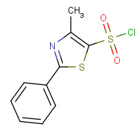 690632-88-3 4-methyl-2-phenyl-1,3-thiazole-5-sulfonyl chloride chemical structure