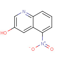 41068-81-9 5-nitroquinolin-3-ol chemical structure
