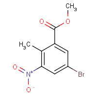 220514-28-3 methyl 5-bromo-2-methyl-3-nitrobenzoate chemical structure