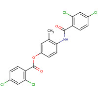 1363166-08-8 [4-[(2,4-dichlorobenzoyl)amino]-3-methylphenyl] 2,4-dichlorobenzoate chemical structure