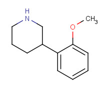 19737-63-4 3-(2-methoxyphenyl)piperidine chemical structure