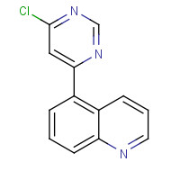 851985-89-2 5-(6-chloropyrimidin-4-yl)quinoline chemical structure