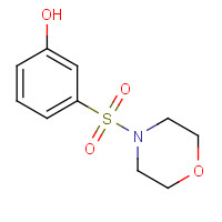 275808-53-2 3-morpholin-4-ylsulfonylphenol chemical structure