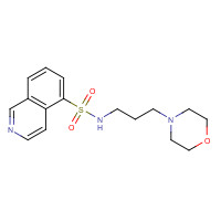 84468-35-9 N-(3-morpholin-4-ylpropyl)isoquinoline-5-sulfonamide chemical structure