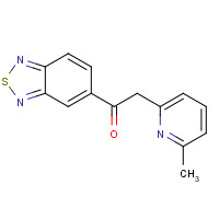364050-23-7 1-(2,1,3-benzothiadiazol-5-yl)-2-(6-methylpyridin-2-yl)ethanone chemical structure