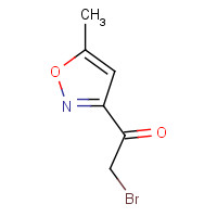 56400-88-5 2-bromo-1-(5-methyl-1,2-oxazol-3-yl)ethanone chemical structure