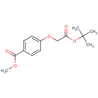 174666-21-8 methyl 4-[2-[(2-methylpropan-2-yl)oxy]-2-oxoethoxy]benzoate chemical structure