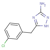 450400-08-5 5-[(3-chlorophenyl)methyl]-1H-1,2,4-triazol-3-amine chemical structure