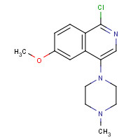 1409964-91-5 1-chloro-6-methoxy-4-(4-methylpiperazin-1-yl)isoquinoline chemical structure