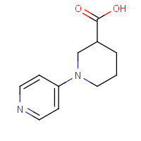 80028-29-1 1-pyridin-4-ylpiperidine-3-carboxylic acid chemical structure
